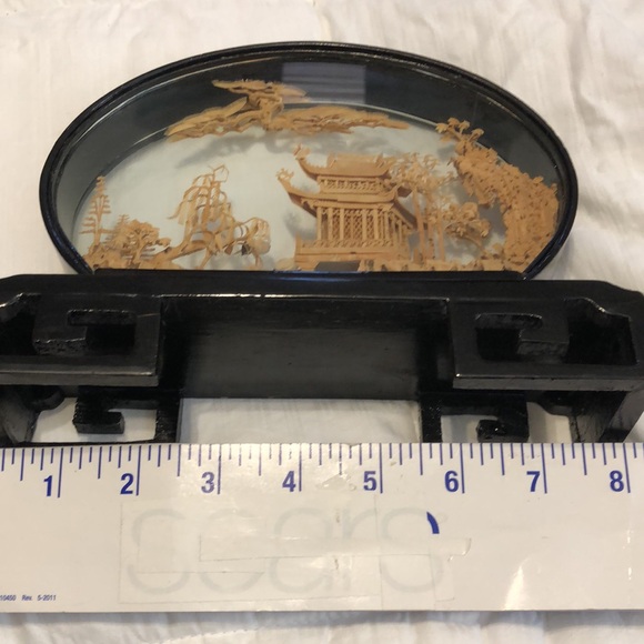 Vintage Chinese carved cork display - Picture 5 of 5